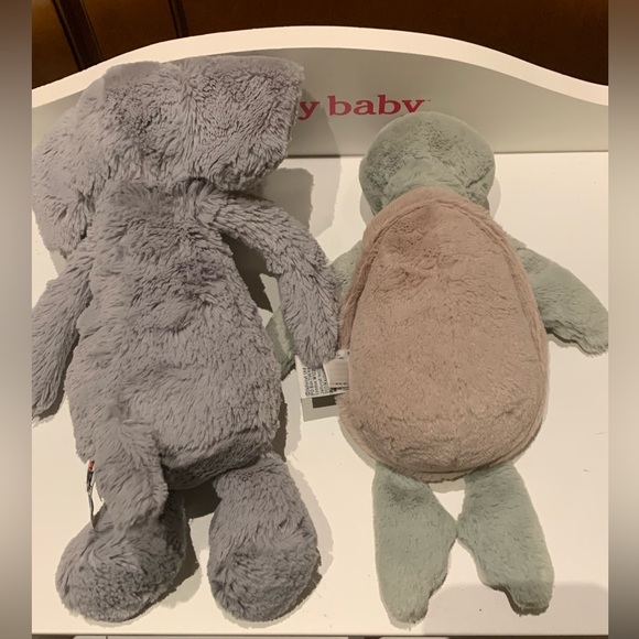 Jellycat Bashful elephant and bashful turtle bundle - Picture 3 of 7